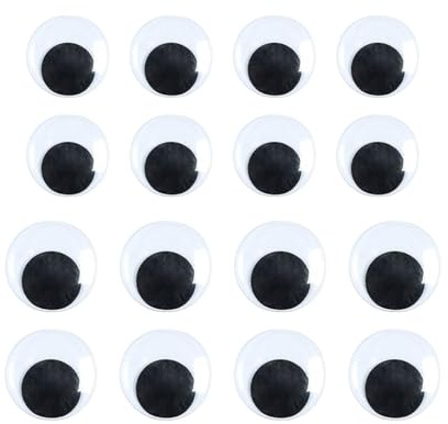 anneratteryer 16 unidades de Ojos móviles autoadhesivos grandes Ojos autoadhesivos Ojos manualidades Ojos para manualidades Ojos grandes ojos para manualidades Ojos adhesivos para pegar para