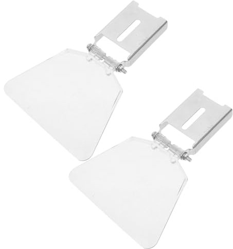 Operitacx Replaceable Protective Glasses Dust Plate for Bench Grinder High Transparency Eye Shield