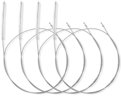 4pcs 39.4 Inches Extra Long Pipe Cleaners ,Ymapinc Straw Cleaner Brush Extra Long for Cleaning Straw, Tube, Pipe, Hose, Refrigerator Drain, Laboratory Catheter Brush, White