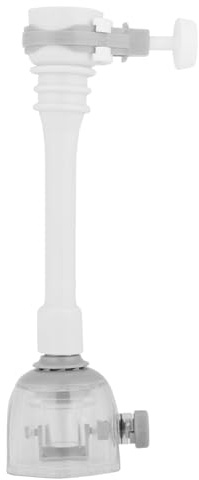 Watris Veiyi Bewegbare Wasserhahnverlängerung, Wasserhahnaufsatz für Küche mit Schlauch, Wassereinsparung, ABS-Material, Grau, 18 cm
