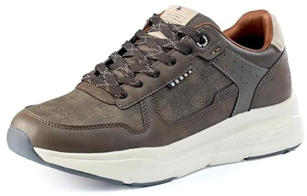LEOSS ORIGINAL Chaussures de Running Ultra-Légères pour Les Hommes Chaussures de Trekking Chaussures Détendues Modèle de Course Chaussures de Skateboard en Plein Air (Marron, 41 EU, MLE255335-13)