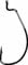 Gamakatsu 25 Pack EWG Offset Worm Hook(Black, 4)