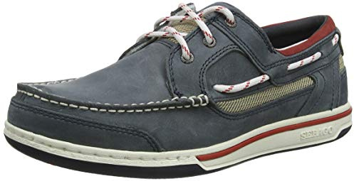 Sebago Herren Triton Three Eyelets NBK Schuhe, Blau (Blue Navy), 41 EU
