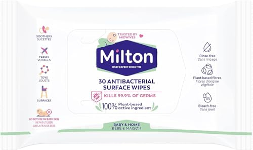Milton 30 Antibacterial Surface Wipes x 14 Packs
