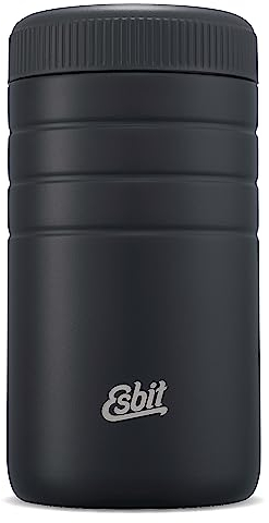 Esbit Thermobehälter Majoris für Essen - Warmhaltebehälter 400 ml - aus Edelstahl für warme und kalte Speisen - in Schwarz