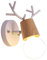 Hobaca® E27 Weiß Antler Holzeisen Nordic Wandleuchten für Haus Nachttreppen Café Bar Innen Kreativer Hauptleuchten Wandlampe