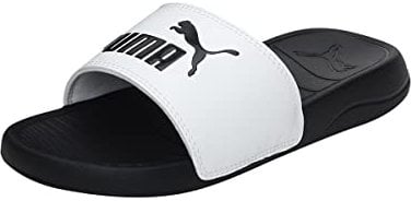 PUMA Popcat 20 Jr, Zapatos de Playa y Piscina, Multicolor White Black, 35.5 EU