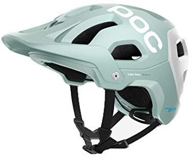 POC Unisex-Adult Tectal Race Spin Helm, Apophyllite Green/Hydrogen White Matt, M-L (55-58cm)