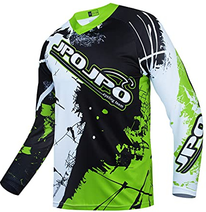 Hotlion Radtrikot Herren Fahrradtrikot für Männer MTB Trikot Langarm Offroad Motorrad Trikot Downhill Dirt Bike Shirts