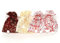 Hellenikos 4X Jute Sack Nikolaus Weihnachten Geschenk Sack Beutel Jutebeutel Geschenksack Jutesack 20 x 28 cm 4 Stück im Set