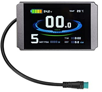 windmeile | Display KT-LCD8H mit neuem Interface, Waterproof, Neue Benutzeroberfläche, LCD-Display, Beleuchtet, Multifunktional, E-Bike, Pedelec, 24V/36V/48V