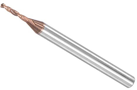 CoCud Solid Carbide Drill Bit, 1.5mm Diameter 4mm Shank, Nanometer Titanium Coated Twist Drill Bits - (Applications: for Stainless Steel Carbon Steel), 1-Piece