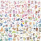 300+Glitzer Tattoo Set Kinder, Kinder Tattoo Mädchen, Dino Meerjungfrau Einhorn Tattoos Kinder Hautfreundlich Sticker, Glitzertattoos Kinder Schultüte Mädchen Füllung Mitgebsel Kindergeburtstag