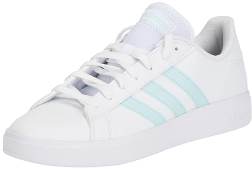 adidas Damen Grand TD Lifestyle Court Casual Shoes Sneakers, Cloud White/semi Flash Aqua/Cloud White, 38 EU