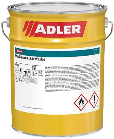 ADLER Straßenmarkierfarbe 5kg Weiß Asphaltfarbe Markierung Farbe Weiß 3l
