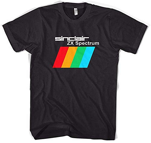 interi Sinclair ZX Spectrum Ordinateurs De Jeu T-Shirt Toutes Les Mens Tailles Black L