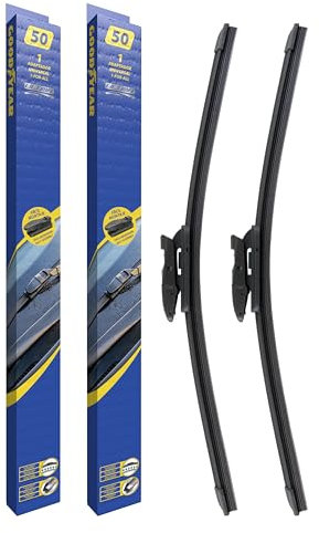 Goodyear Ultima Pack de 2 Escobillas Limpiaparabrisas, 50 y 50 mm, 20/20