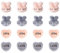 Suuwwn 16pcs Plüsch Cartoon Quilthalter Bettdeckenclips Tröster Greifer Bettdeckenbezug-Clips Bettlaken Bettdeckenhalter Anti-Run Anti-Rutsch-Klemme Bett Clip Bettbezug Clips Quilt Fixing Clips (B)