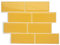 Smart Tiles Klebefliesen Küche und Bad – Metro Gelb, Fliesenaufkleber 3D, Küchenrückwand Selbstklebend, Wandpaneele, 5 Fliesen (29,36x21,29 cm), Einfach zu Montieren, Wasserfest, Made in Kanada