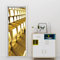 FYRHLH Türtapete selbstklebend TürPoster 3D Goldene Ziegel Türtapete Selbstklebend Fototapete Türfolie Poster Tapete Abnehmbar Wandtapete für Wohnzimmer Küche Schlafzimmer B85 x H205cm