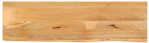 vidaXL Tischplatte mit Baumkante 110x20x2,5 cm Massivholz Mango