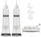 RoserRose Leder Reparatur Set Lederreparatur Creme,2 Stück Lederreparaturset Schwarz,zum Reparieren von Rissen in Möbeln, Sofa, Jacke, Bootssitz, Löcher,Verschleiß Kunstleder Reparatur,Schwarz,50ml