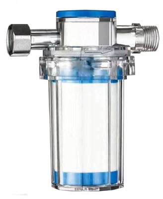 Supertool Inline Strainer Filter, 0.05mm Mesh Water Pump Flow Rate Pipeline Irrigation Filter 1/2 for Kitchen, Bathroom and Garden (Random Color)