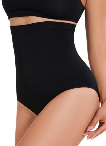 SURE YOU LIKE Damen Shapewear Miederhose Hohe Taille Bauchweg Kompressionsunterwäsche Atmungsaktive Figurformende Miederslips Body Shaper