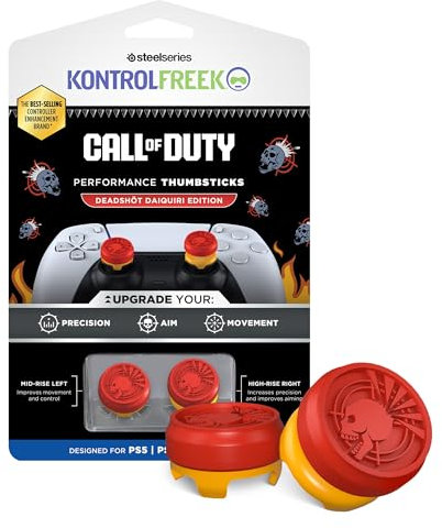 KontrolFreek Call of Duty® Deadshot Daiquiri für Playstation – Performance Thumbsticks – Collector’s Edition – Ingame-Item – CoD Deadshot Standard PS5-Kit