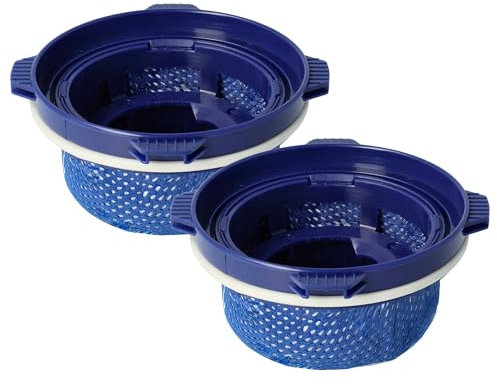 vhbw 2x filtro compatibile con Samsung Jet 70, 60, 75, 70+, 75+ aspirapolvere - Filtro aria di scarico, blu