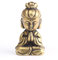 CWLPSL Messing Chinesische Guan Yin Buddha Statue Mini Kuan Yin Buddhismus Statue Ornamente Sammlerstücke Feng Shui Figuren