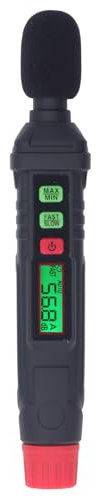 Sound Level Tester 30 to 130dB HT64 SPL Meter Digital Decibel Meter Reader Precise Readings Noise Sound Pressure Level Meter for Home Factory Classroom
