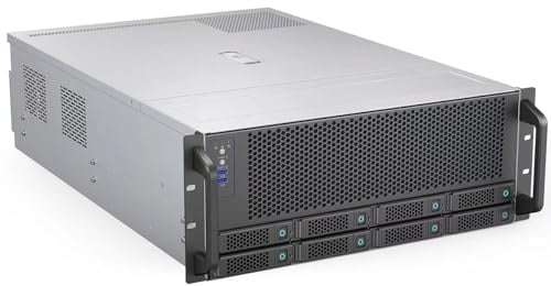 Powercool Codegen 650mm 4U Rackmount Server Case With 11 x PCI Slots, E-ATX Motherboard Support, Hot-Swappable External HDDs & SSDs & 3 x 120x38mm PWM Fans & 2 x 80x38mm Fans Included