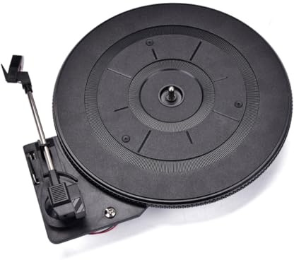 Holibanna Turntable Gramophone Record Vintage Player Vinyl Turntable Dj Audio Video Black