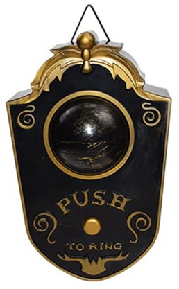 Sonnette de porte d'Halloween - Accessoires animés pour Halloween, design de suspension sonore d'horreur pour créer un design d'yeux d'animation d'Halloween pour la fête, le centre commercial ou la
