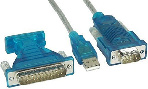 KesCom ITC10200 USB auf Seriell RS232 DB9 und DB25 Adapterkabel