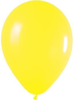 25 x 12 inch Latex Bright Yellow Wedding Balloons
