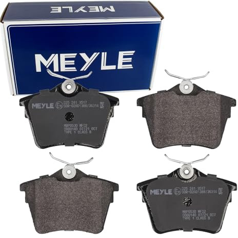 MEYLE 0252413517 Bremsbelagsatz, Scheibenbremse | Kompatibel mit: CITROËN C5 III, C5 III Break, PEUGEOT 407, 407 Coupe, 407 SW, 607