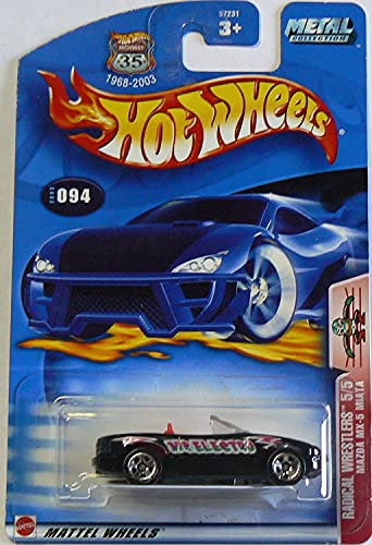 Hot Wheels Radical Wrestlers Series #5 Mazda MX-5 Miata #2003-94 Maßstab 1:64 Sammlerstück Druckguss Metall Spielzeug Auto Modell