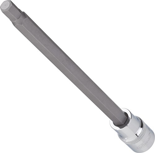 VIGOR Schraubendrehereinsatz, V2090, 1/2″, Innensechskant Profil, SW 8 mm | Antrieb 1/2 Zoll (12,5 mm) Vierkant hohl, Abtrieb Innensechskant Profil, SW 8 mm, Länge l2 200 mm, 172 g
