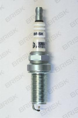 BRISK Silver ER15YS-9 1578 Zündkerzen Benzin-Kraftstoff LPG CNG Autogas, 4 Stück