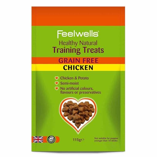 Feelwells Training Treats Grain Free, 115 g(Pack of 7)