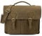 LEABAGS Leder Aktentasche Herren & Damen I Echtleder Laptoptasche bis 15 Zoll I Umhängetasche mit Schultergurt I Schultertasche I Messenger Bag I Arbeitstasche I Lehrertasche I Nature Grün
