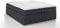 3F FURNITURE FOR FRIENDS Boxspringbett Bella Anthrazit 180x200 cm H2/H3, 7-Zonen Taschenfederkernmatratze inkl. Visco-Topper, ohne Kopfteil