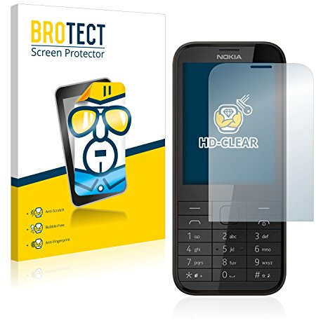 BROTECT (2 Stück Schutzfolie für Nokia 225 Displayschutz Folie Made in Germany, Ultra-Klar