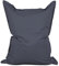 Lumaland Riesen-Sitzsack XXL 140x180 cm | Wasserfestes Indoor & Outdoor Liegekissen mit über 3 Mio. anpassungsfähigen EPS-Perlen | Bean Bag mit waschbarem Bezug [Stahlgrau]