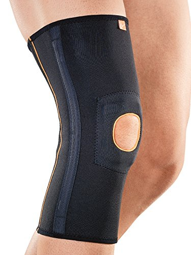Ro+ten-Orthoservice MG1004 Ginocchiera tubolare Airx con aste articolate e stabilizzatore rotuleo, Nero