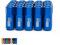 EPMAN 20 Stück M14 x 1,5 60 mm verlängerte geschmiedete Aluminium Tuner Racing Lug Mutter für Felgen (blau)