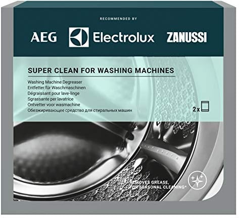 AEG M3GCP200 9029799310 Super Clean - Tiefenreiniger für Waschmaschinen. Enthält 2 Sachets.