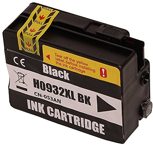 ABC Kompatible Druckerpatrone für HP 932XL Schwarz für HP OfficeJet 6100 6600 6700 7110 7510 7600 7610 7612 Series
